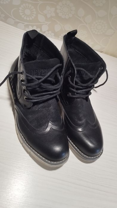 Чоловічі шкіряні черевики-броги Devergo (оригінал) — Розмір 43