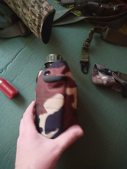 Фляга для води (рідини) харчова в чохлі