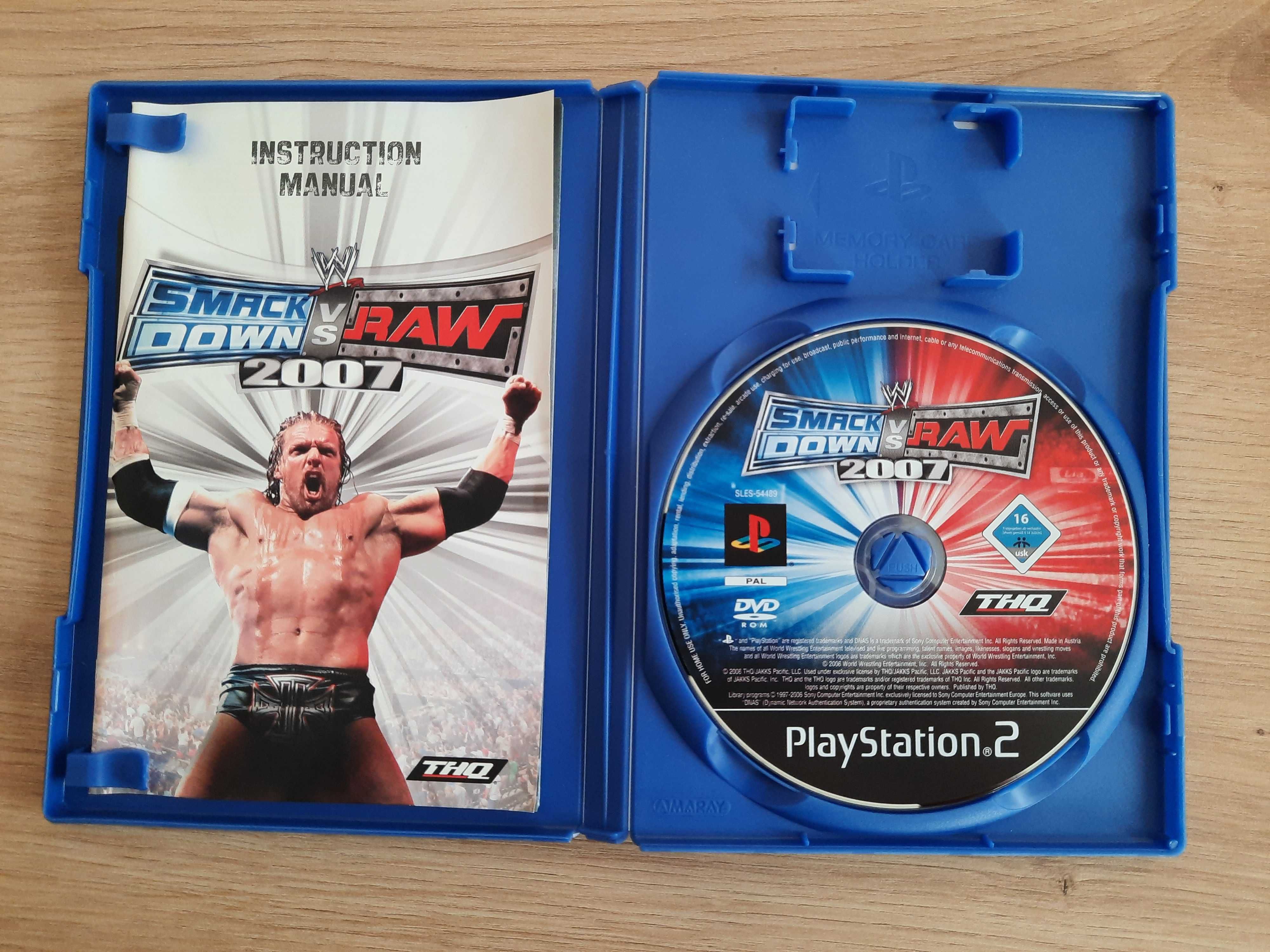 Smack Down vs Raw 2007 PS2 (bdb+)