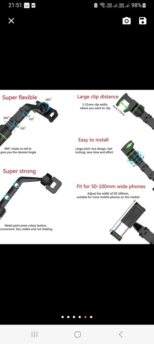 Uchwyt do telefonu