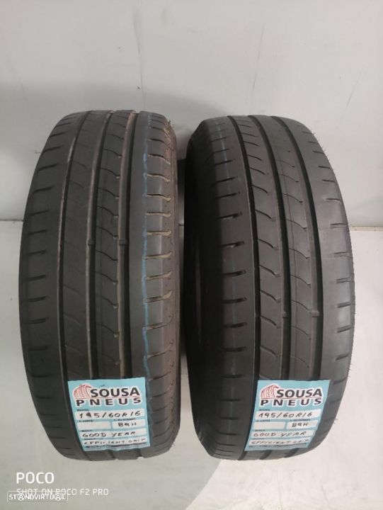 2 pneus semi novos 195-60r16 good year - oferta dos portes