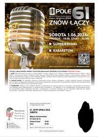 Bilety na 61 KFPP Opole 2024 Superjedynki i Kabareton