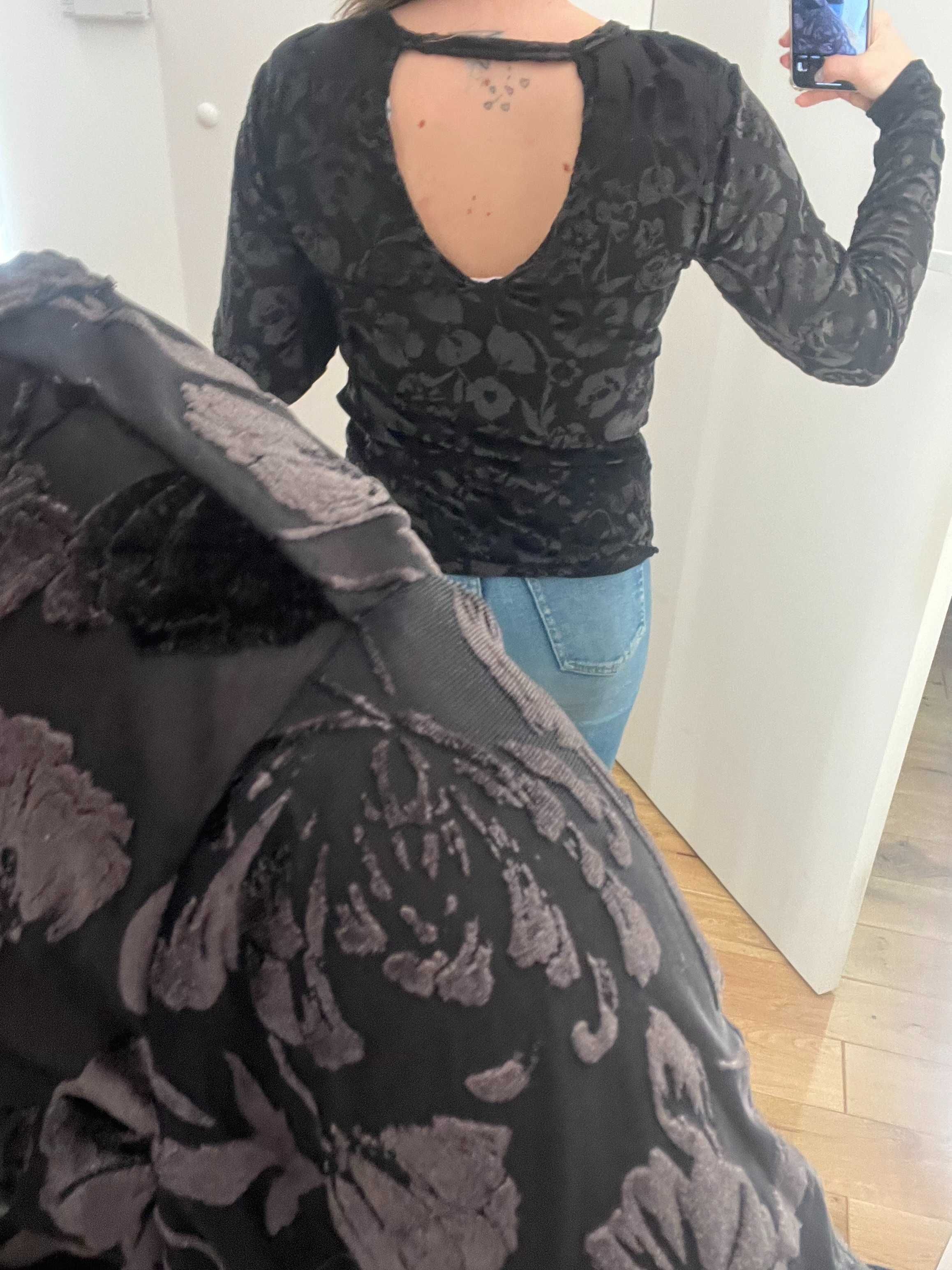 czarna bluzka reserved L