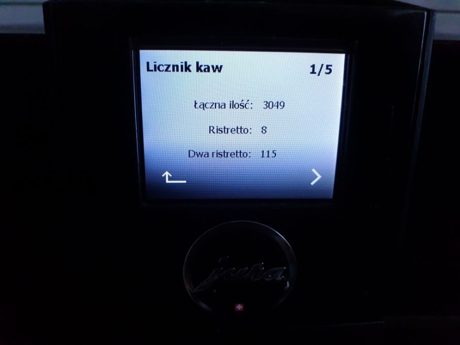 Ekspress Jura F8 - 3048 kaw - 6 mies gwar