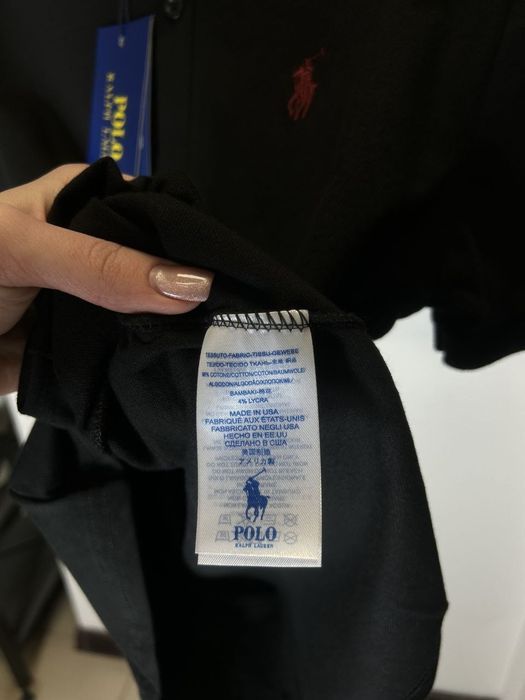 СУПЕР ЦІНА 2025!! Чоловіче поло Ralph Lauren преміум якість чорне топ