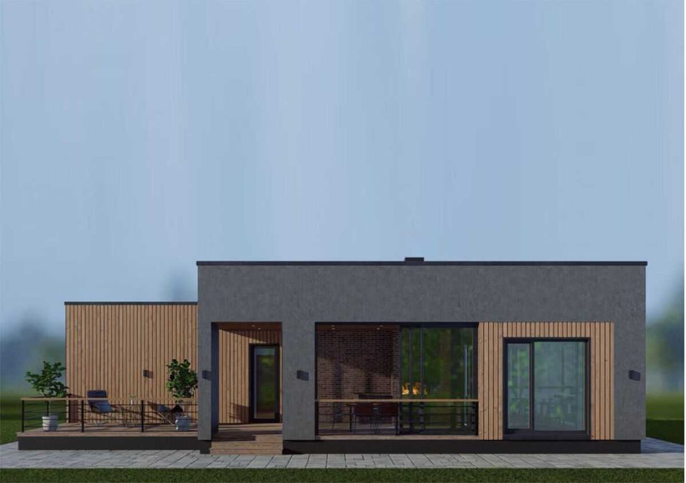 Енергоефективний будинок 116 м2 за 45 днів з СІП панелей в Березані