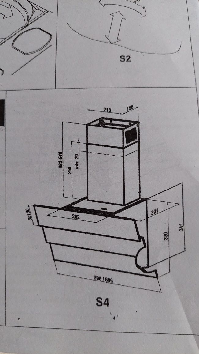 Okap gorenje DVG600BDX szklany