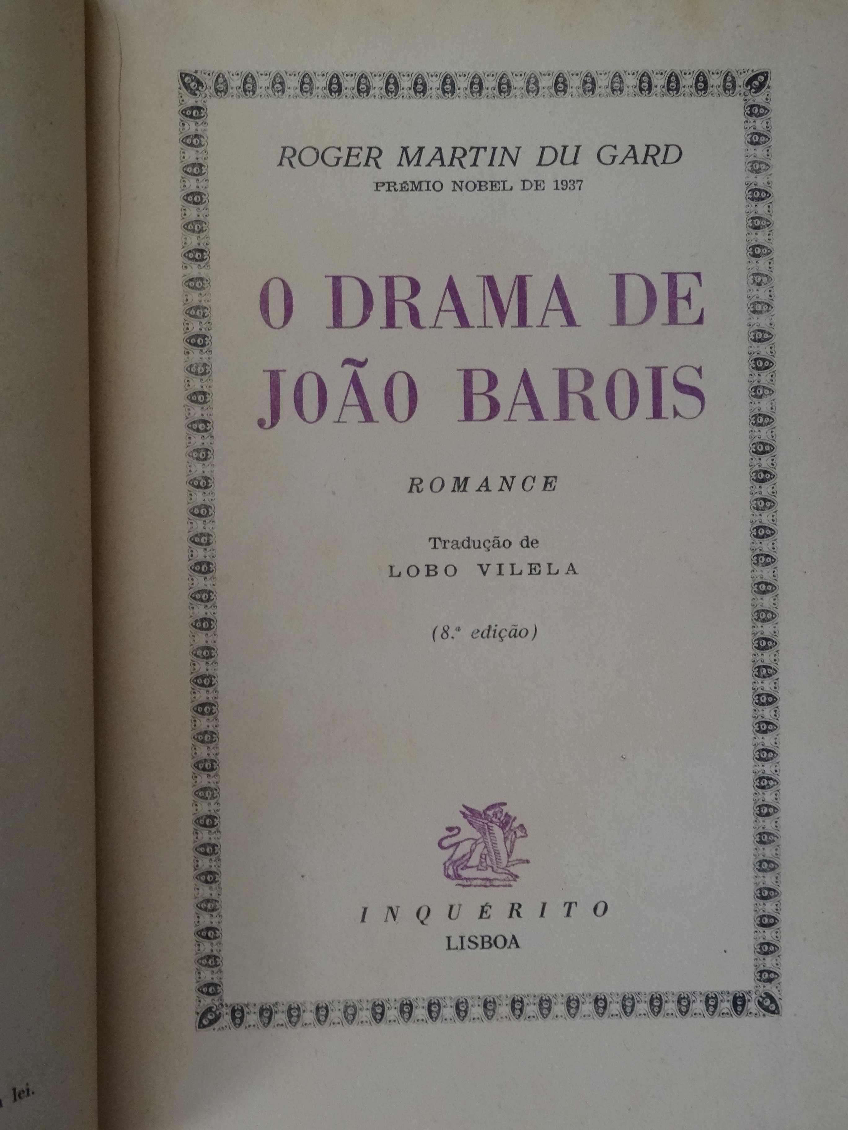 O Drama de João Barois de Roger Martin Du Gard