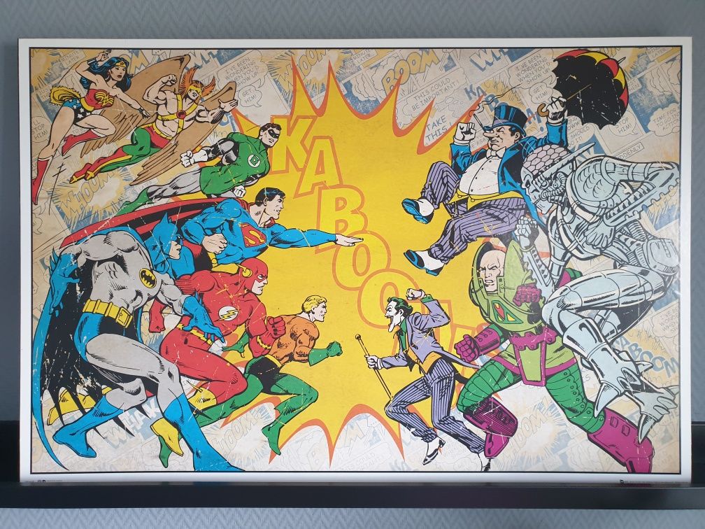 Grafika obraz - DC comics - 91 x 60,5 cm - Superman Batman