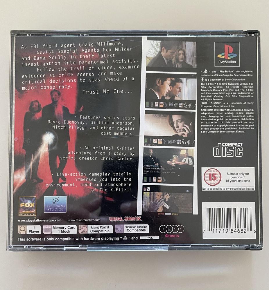 The X files playstation one
