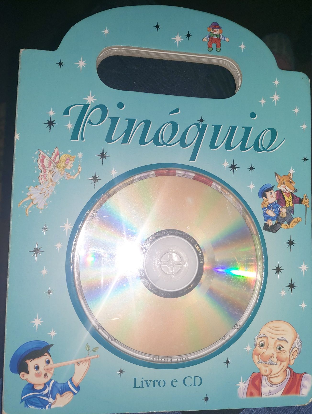 Livro do Pinóquio com CD