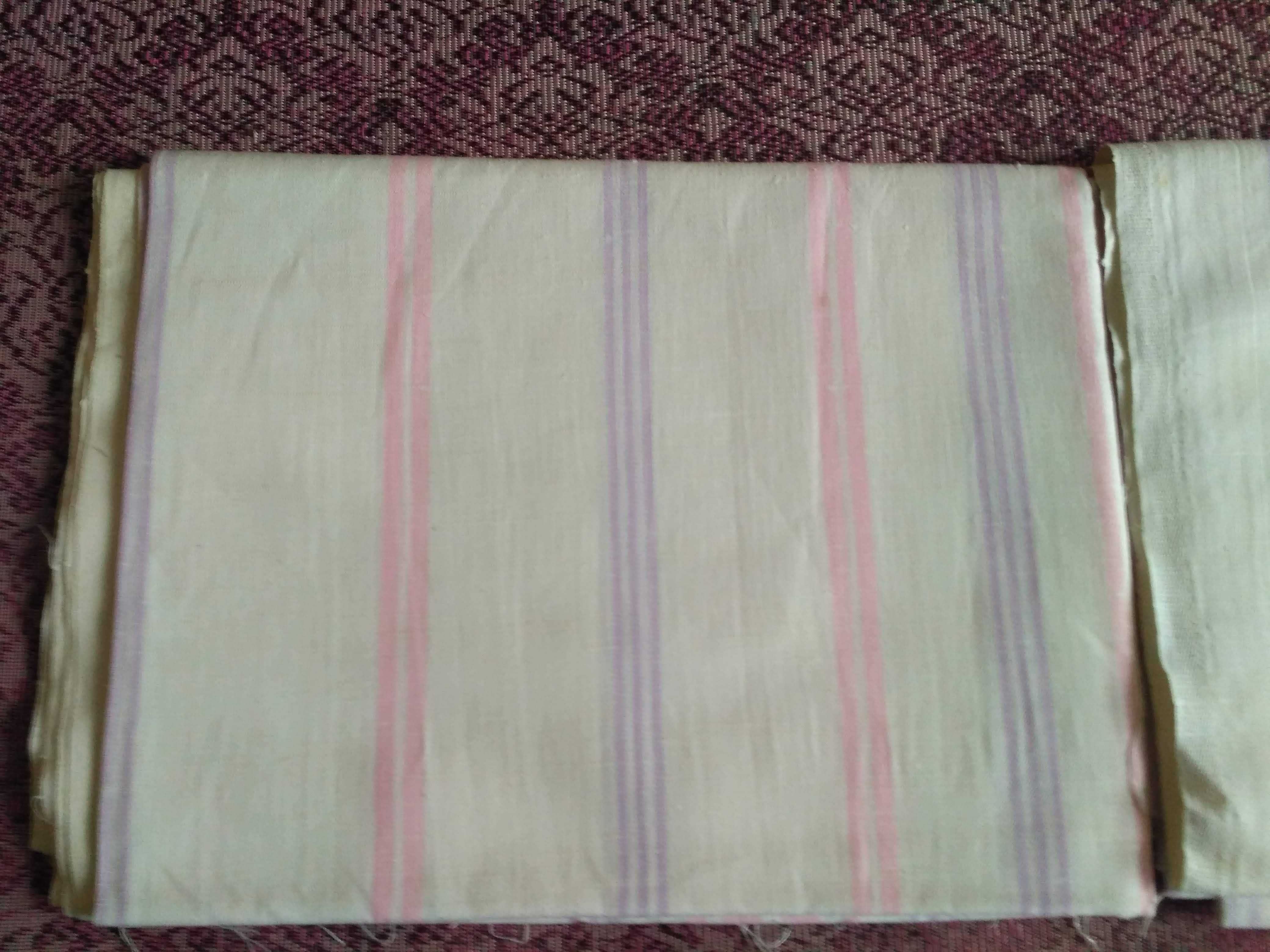 простыни лен льняные ссср советский текстиль постельное полоска