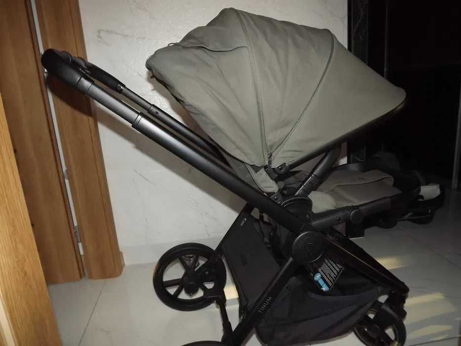 Venicci Tinum Edge Moss 3w1 j.Nowy Fotelik Cybex cloud z /Cybex M