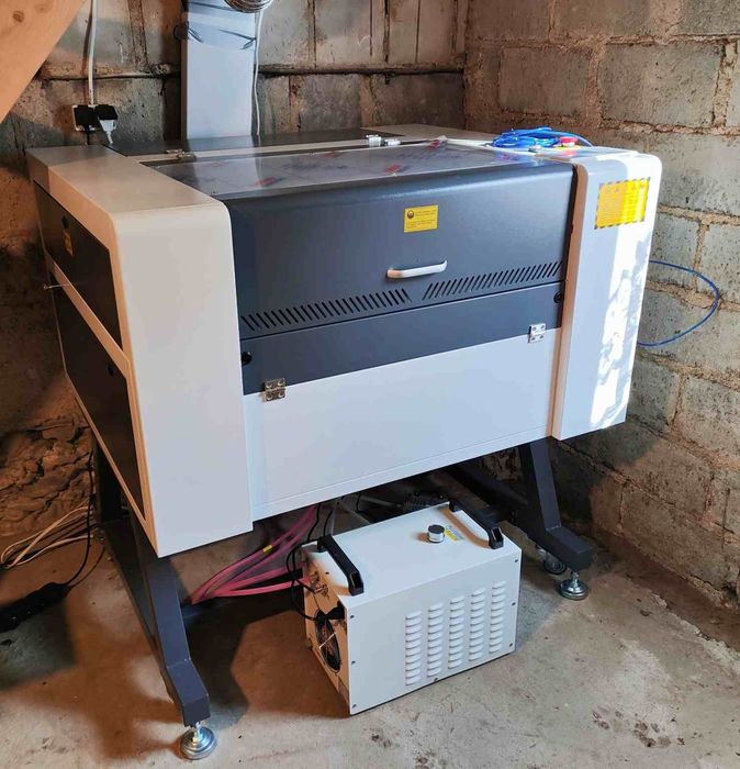 NOWY ploter laserowy laser grawer CO2 50x70 80W cięcie - na gwarancji