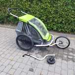 Przyczepka rowerowa jogger wózek dziecięca dwuosobowa Croozer Kid 2 3w