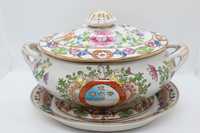 Terrina Porcelana Chinesa Brasonada Período Guangxu (1875 a1908) marca