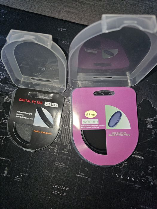 Sprzedam obiektyw Canon EFS 18-55mm z filtrami