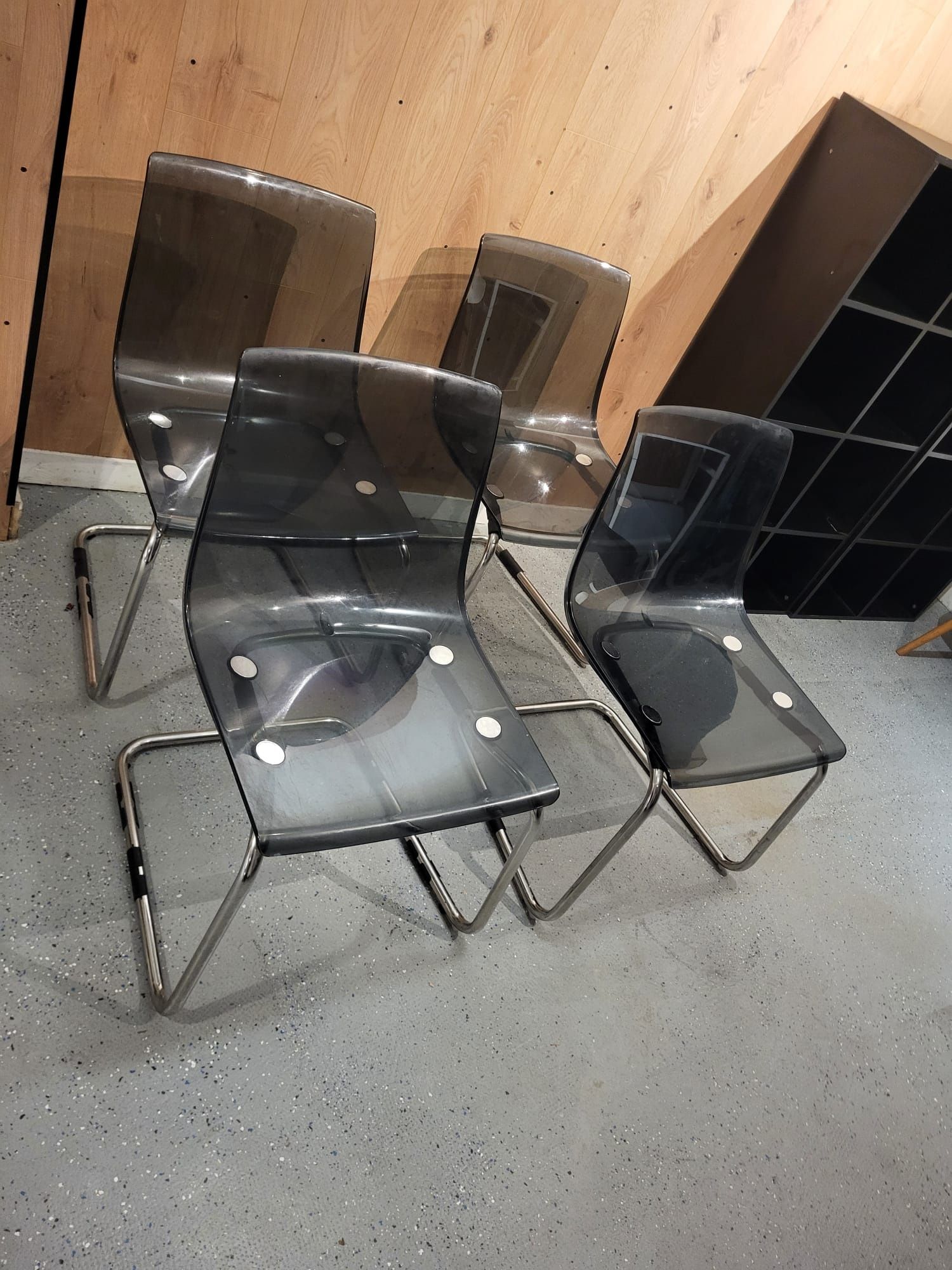 4 x Ikea  krzeslo Tobias czarne