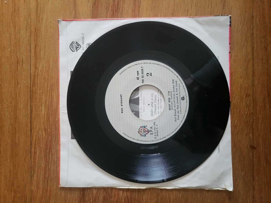 Disco Vinil | "Baby Jane", Rod Stewart