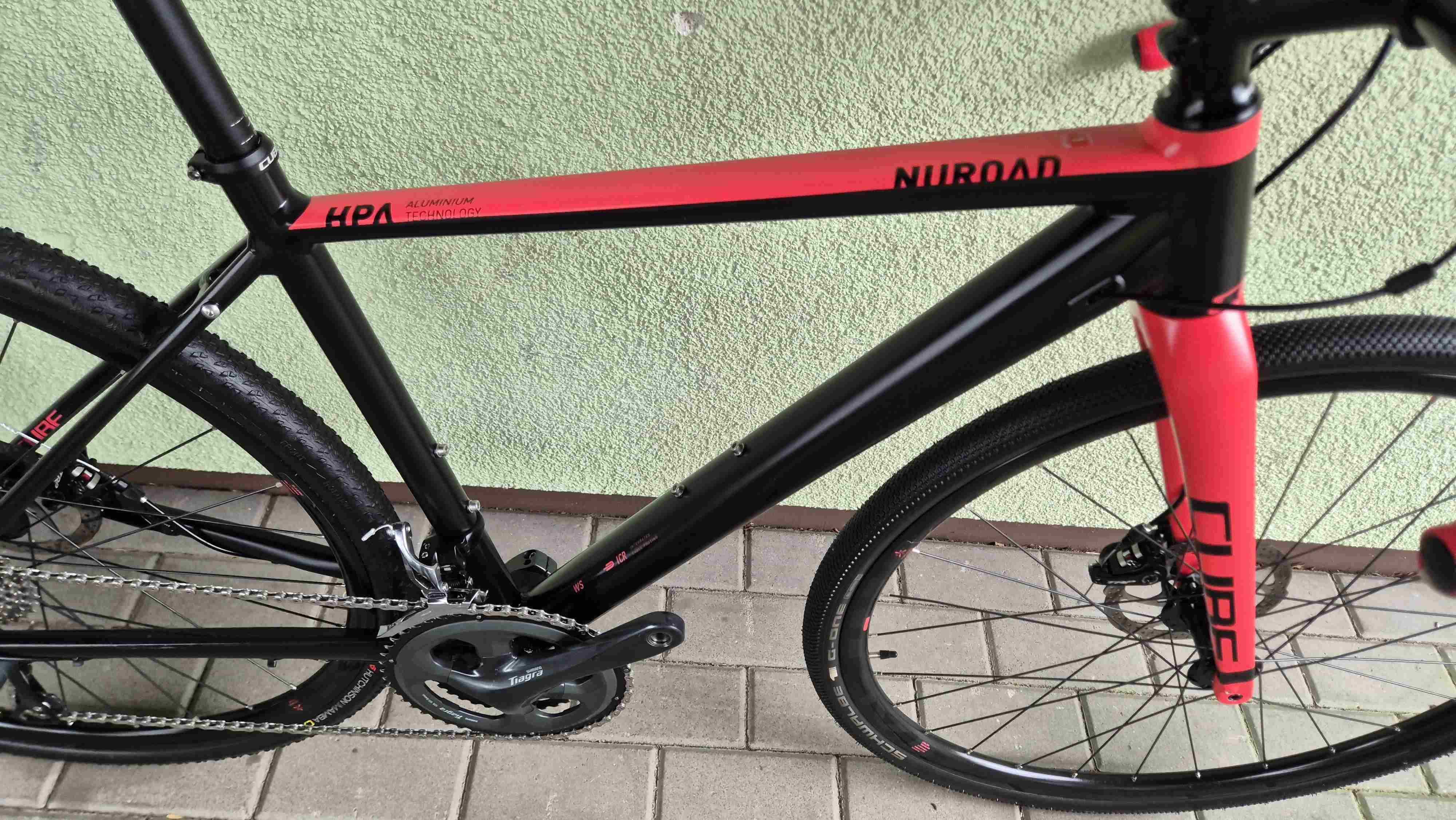 CUBE NUROAD TIAGRA 2x10 gravel  sztywne osie r50