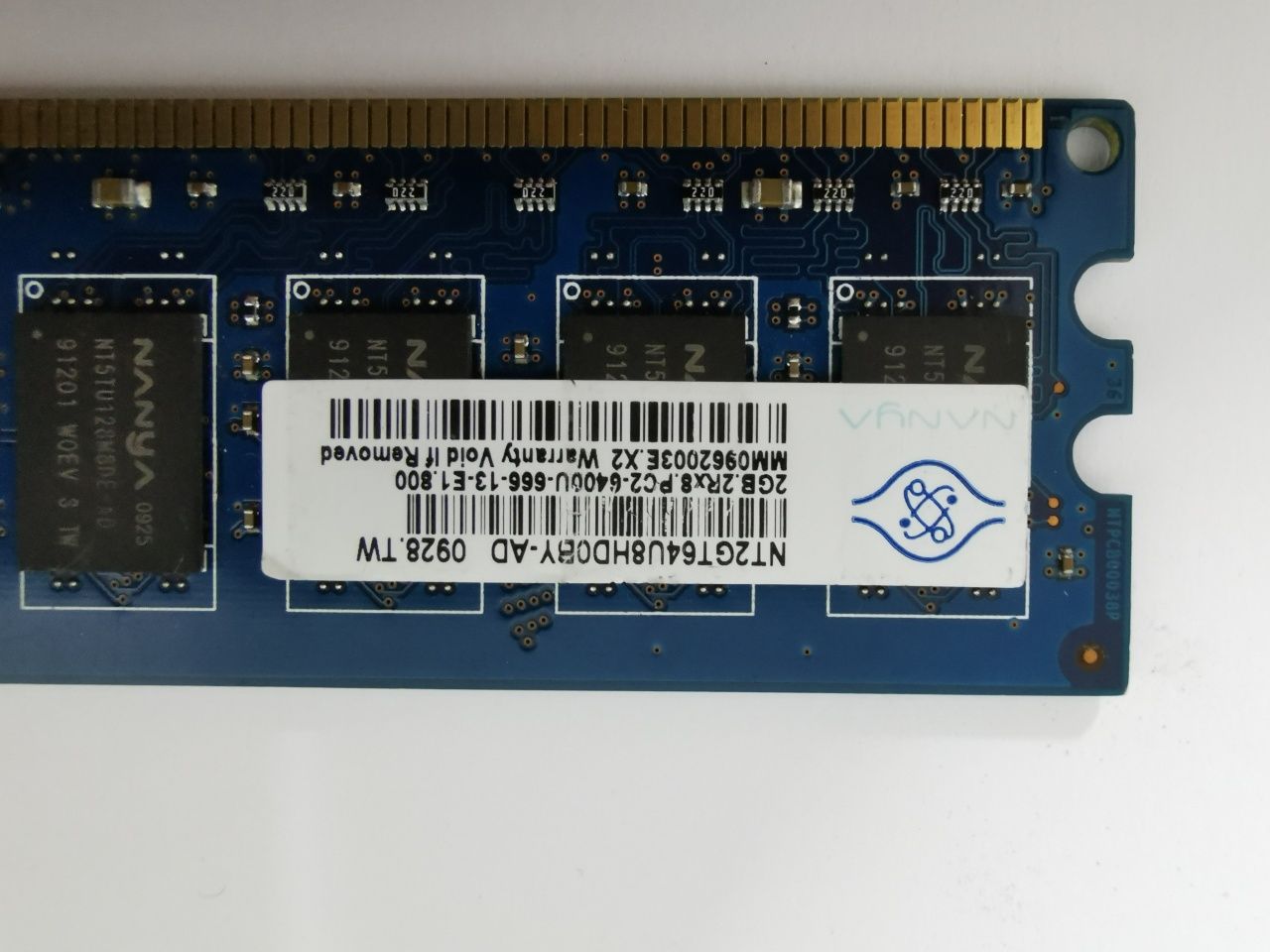 8GB - 4 Memórias RAM 2GB Novas
