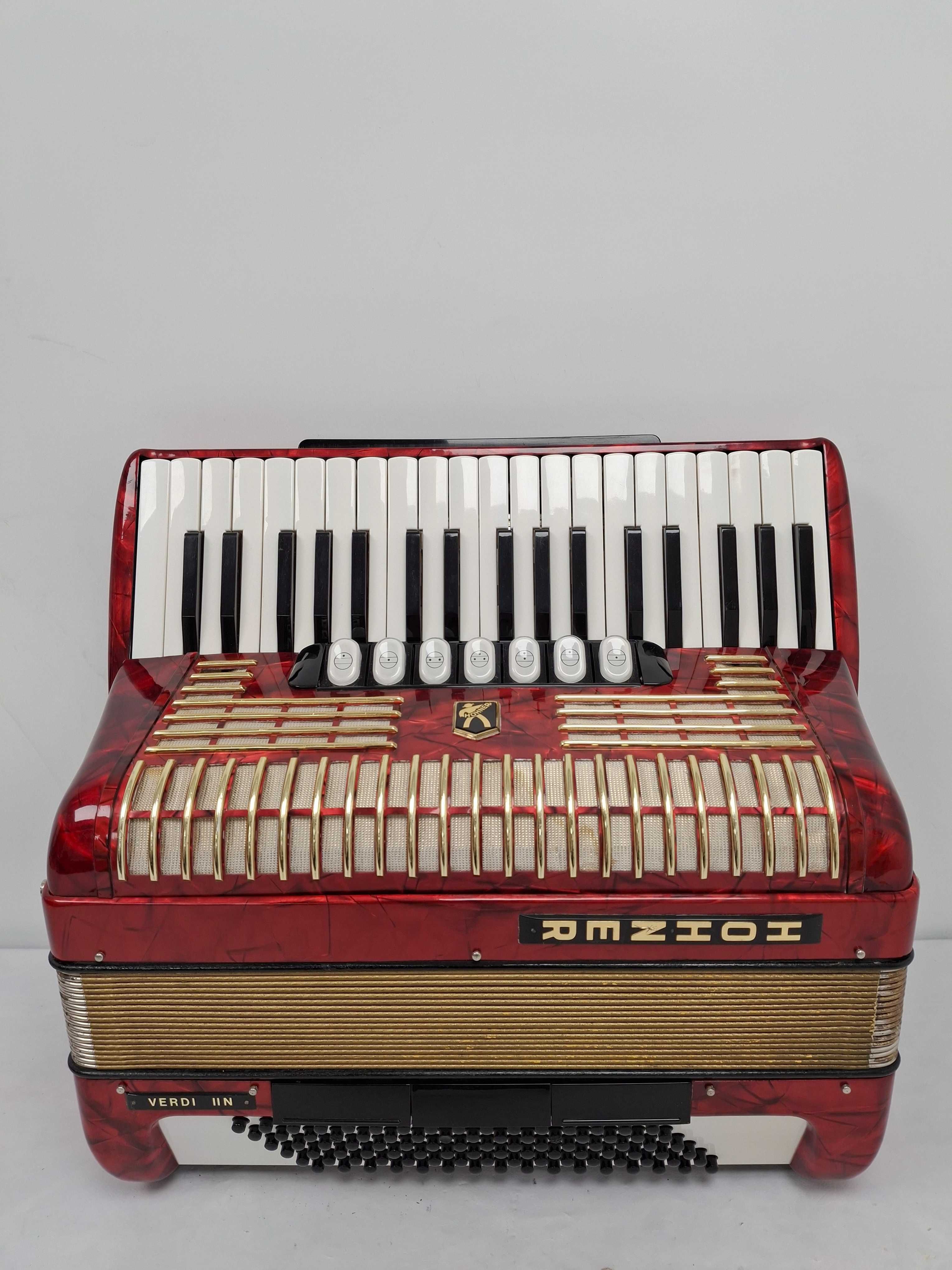 ,Akordeon Hohner Verdi IIN ,96 basów ,trzy chóry,stan bdb zamiana !!!