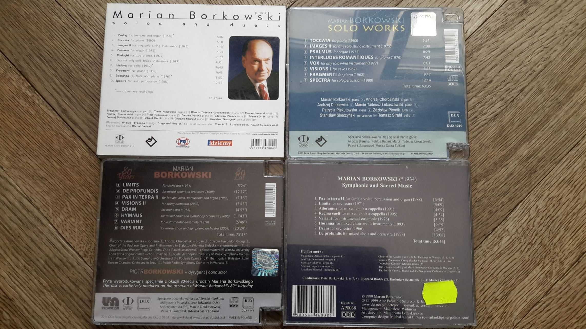 Marian Borkowski na płytach CD