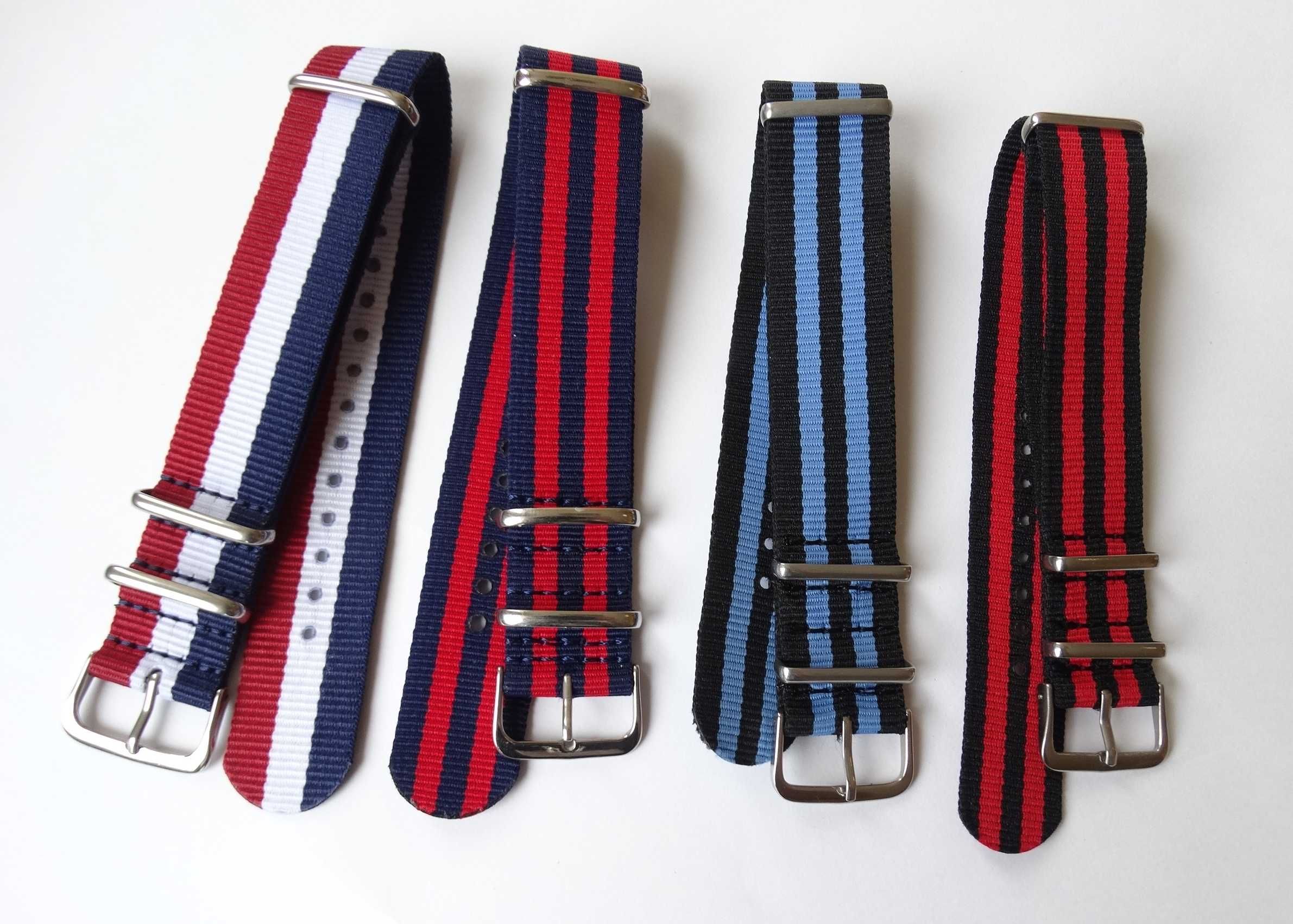 Pasek do zegarka NATO nylonowy 18mm 20mm 22mm nylon strap parciany