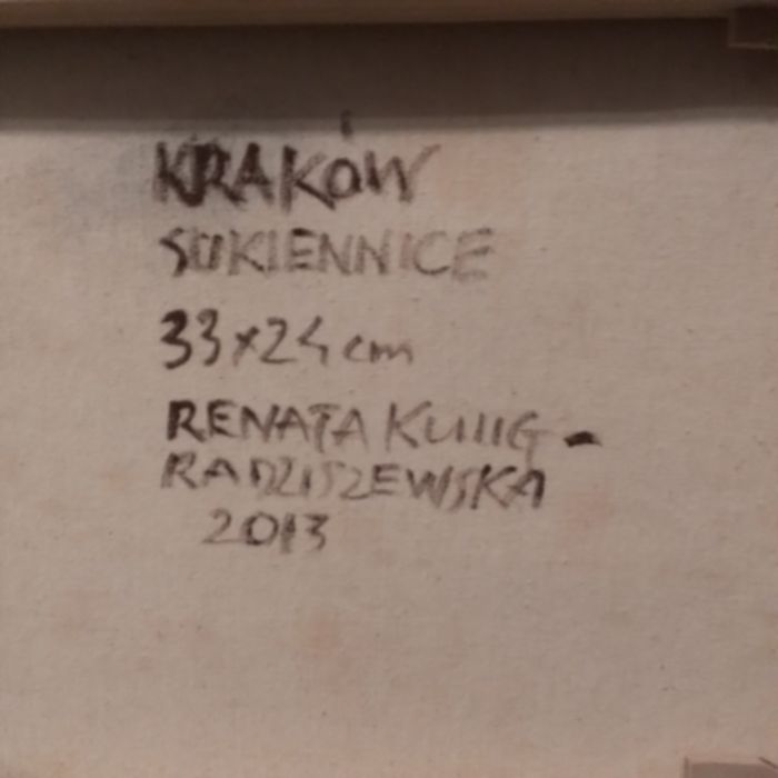 Obraz sukiennice Renata Kulig Radziszewsk