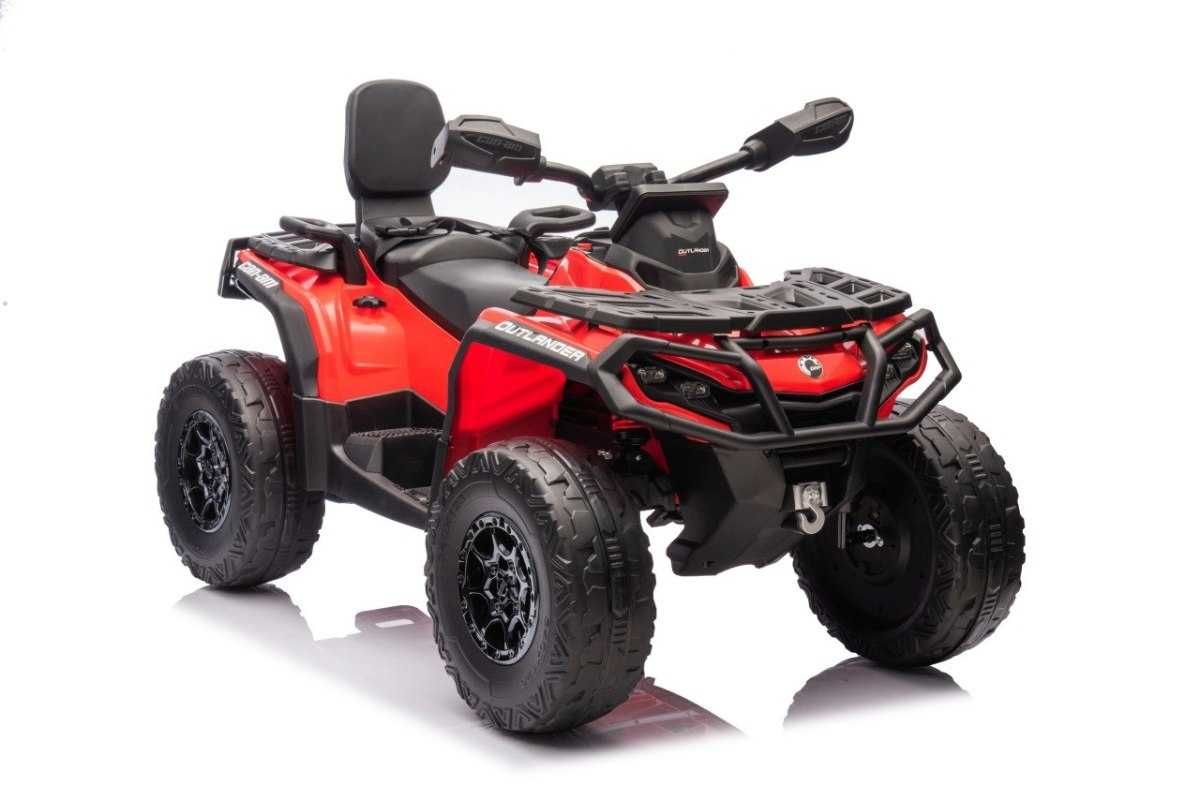Quad Can Am Outlander 4x4 na akumulator 12V 14Ah + PILOT Czerwony