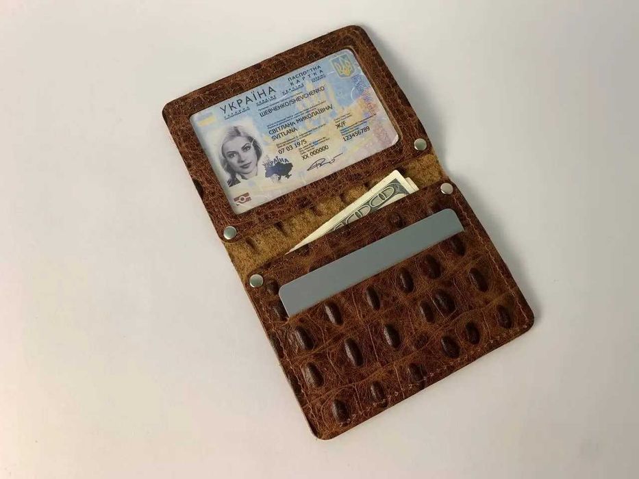 Обкладинка портмоне для автодокументів / нового паспорта