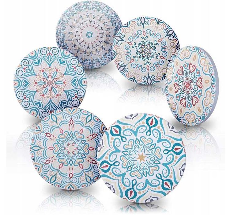 Spodek pod filiżankę kubek ceramiczna podstawka 6szt