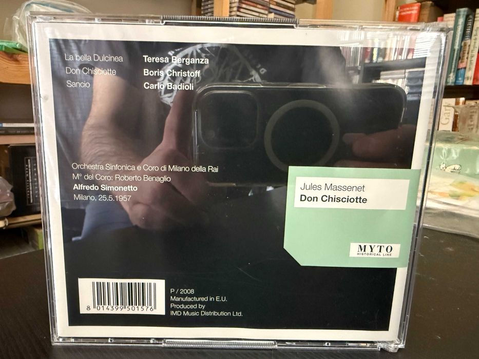 Massenet – Don Chisciotte – Teresa Berganza, B. Christoff – Simonetto
