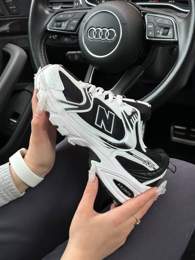 Жіночі кросівки нью беланс New Balance 530 Black White Premium [36-41]