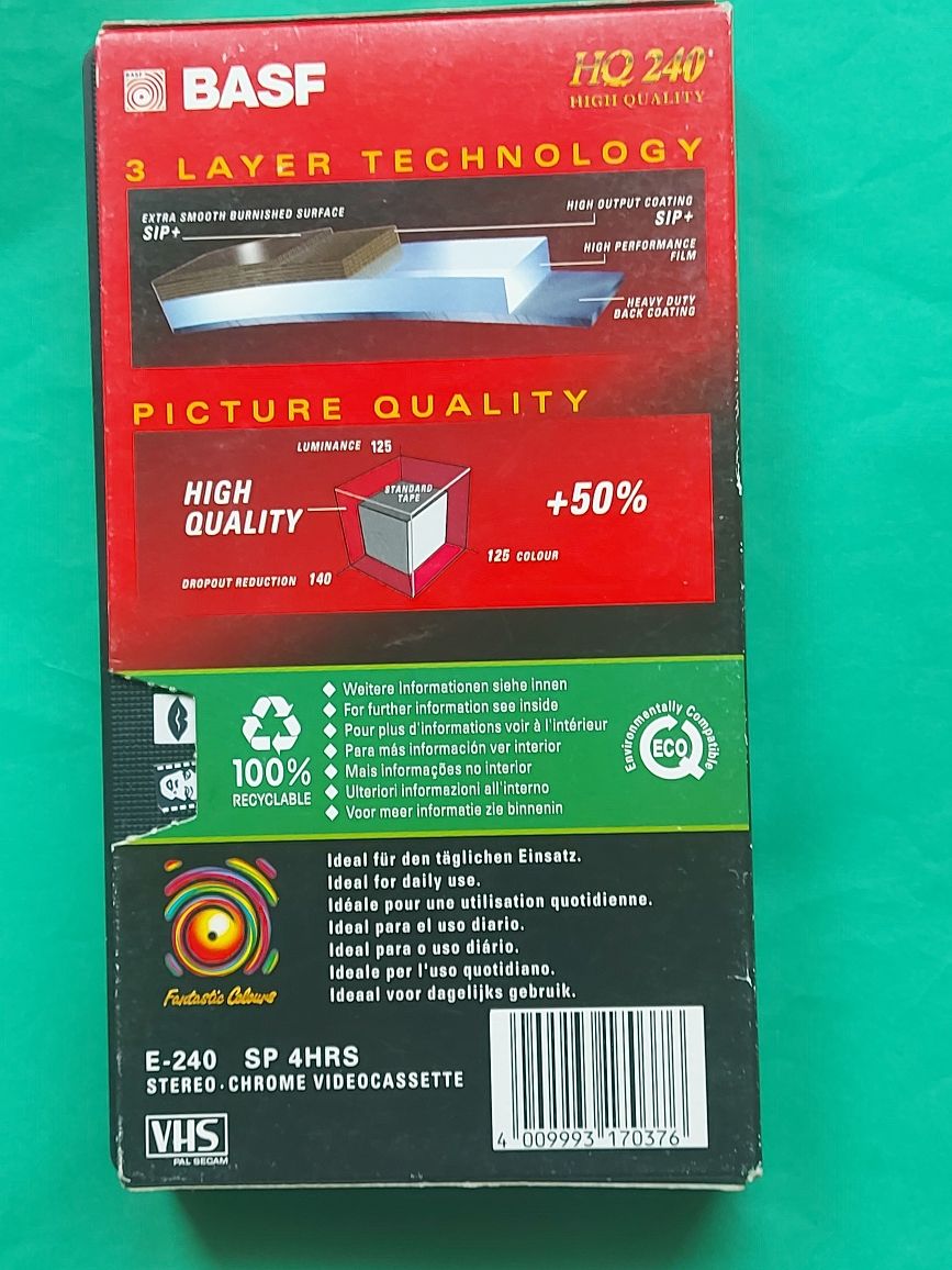 Kaseta VIDEO VHS stara  Bajki chińskie