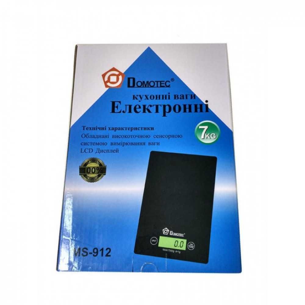 Сенсорні електронні кухонні ваги до 7 кг Domotec MS 912