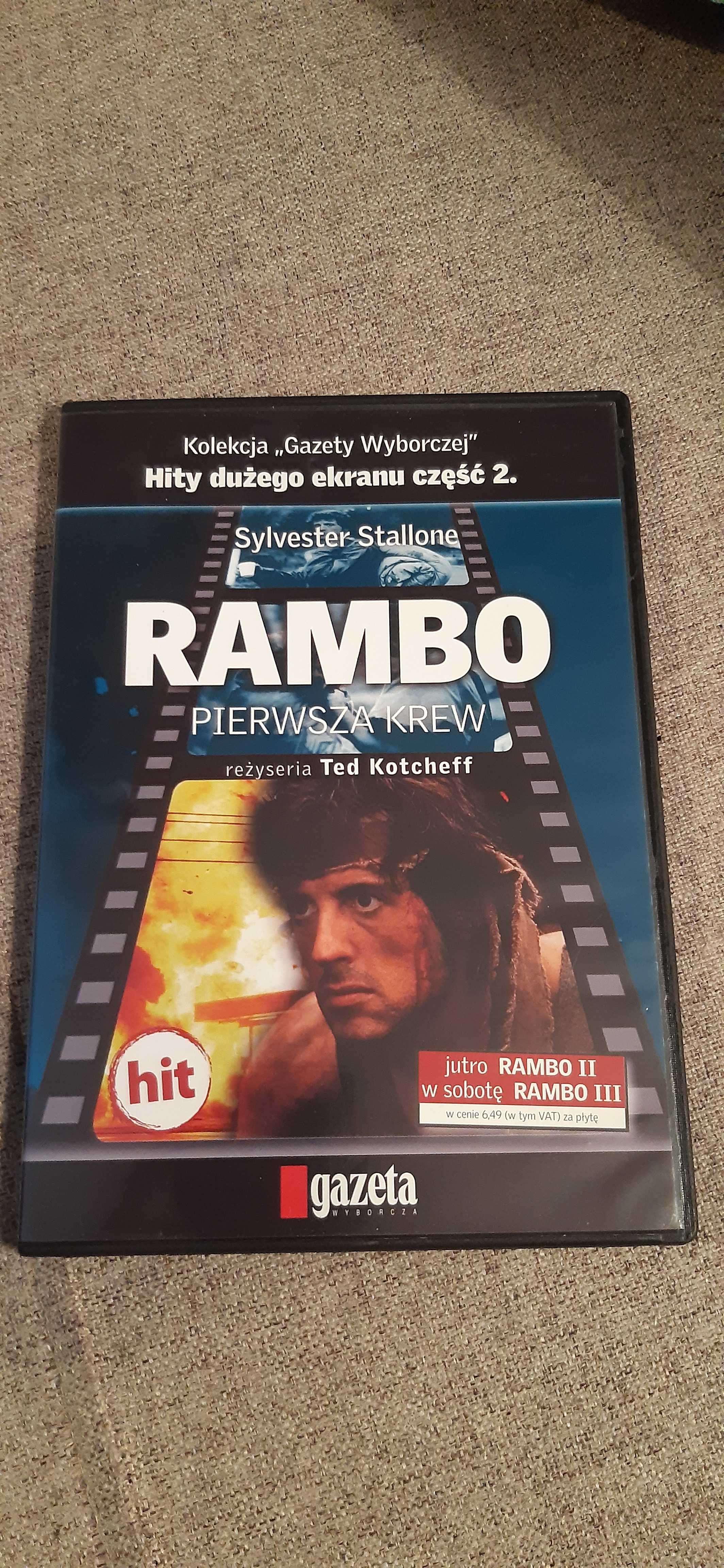 dvd rambo pierwsza krew sylwester stallone