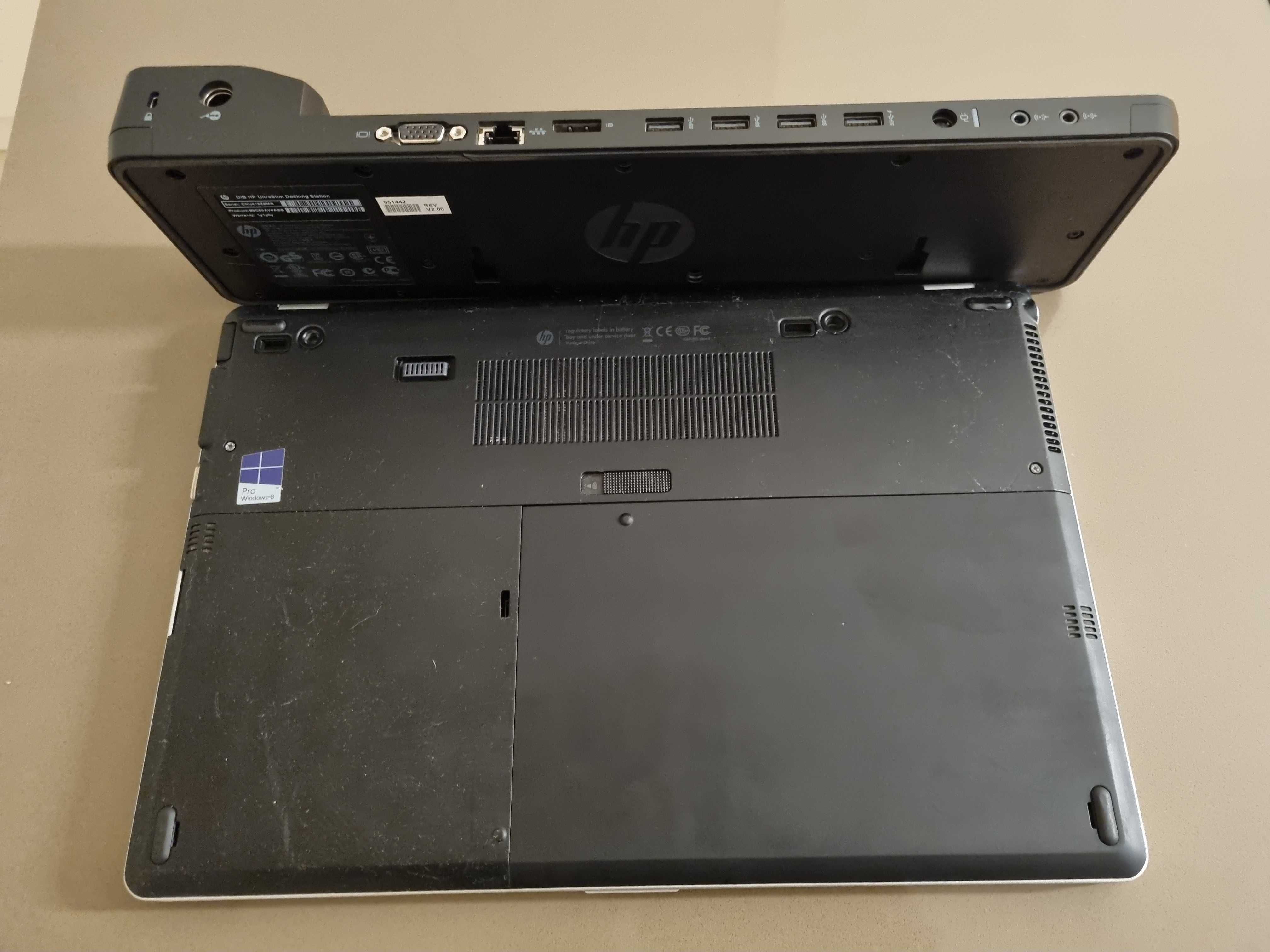 Laptop HP Folio 9480m,dodatkowa bateria, stacja dock-stan bardzo dobry