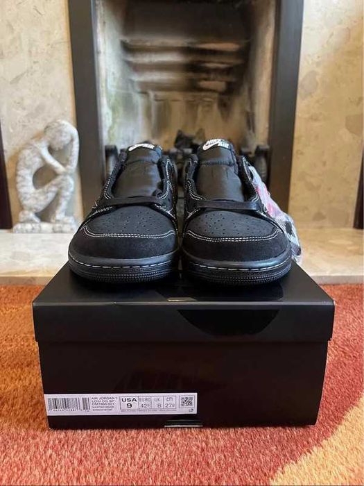 Buty meskie Mokasyny Jordan_1_Retro_Low_OG_SP_Travis_Scott_Black R.39