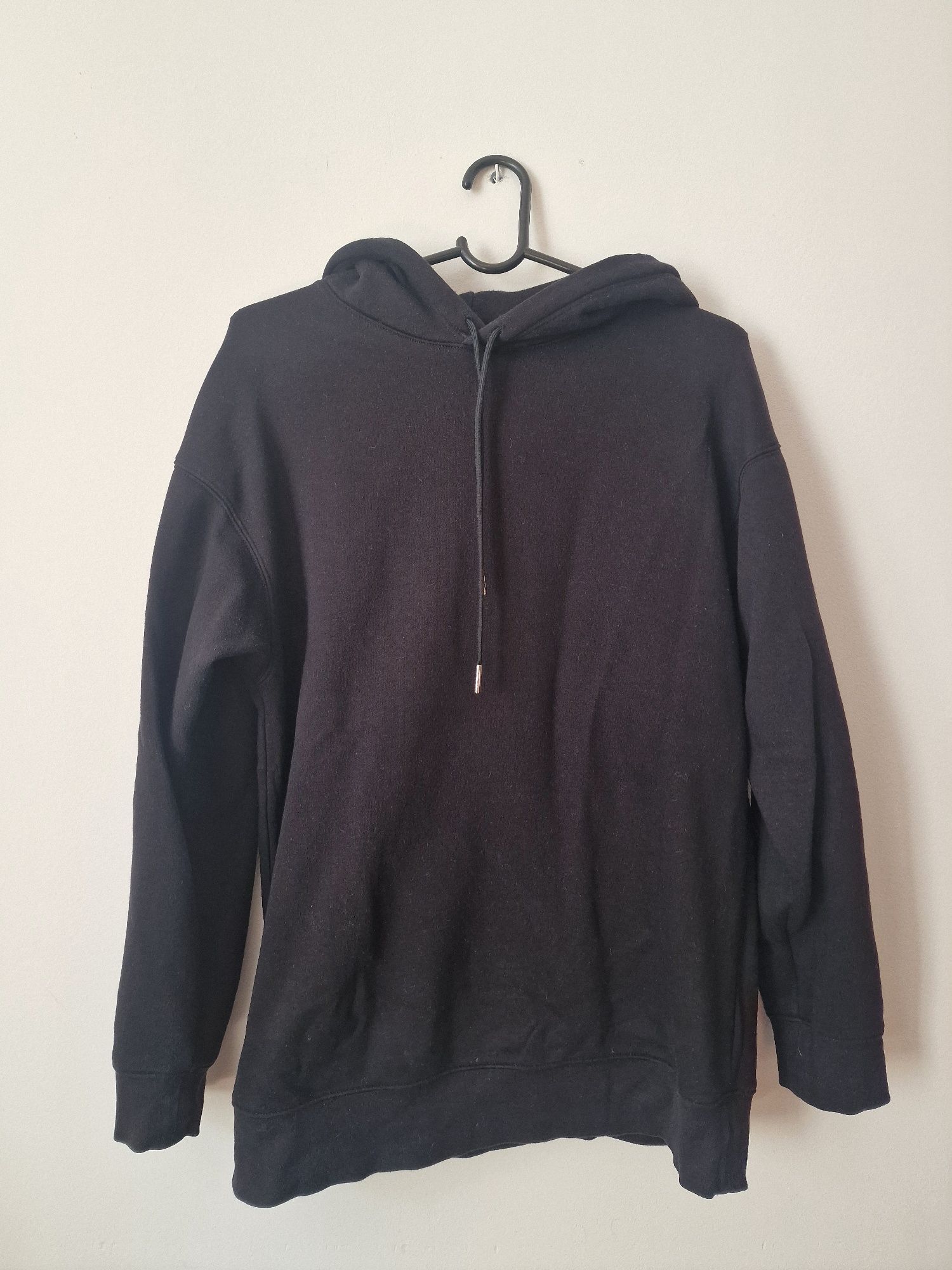 Czarna bluza z kapturem H&M