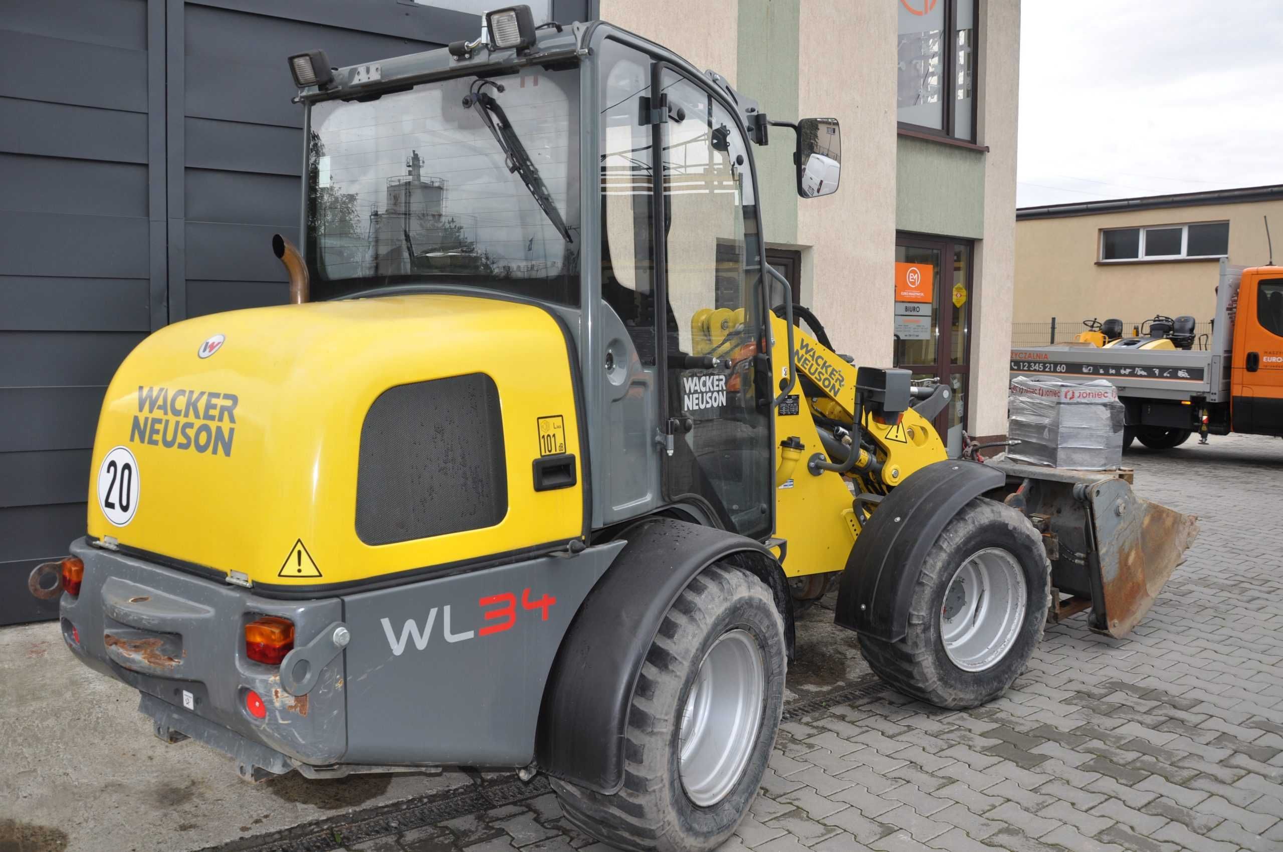 Ładowarka kołowa Wacker Neuson WL34 / Wynajem ładowarki