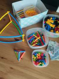 Akcesoria do nauki metodą Montessori, klocki lego