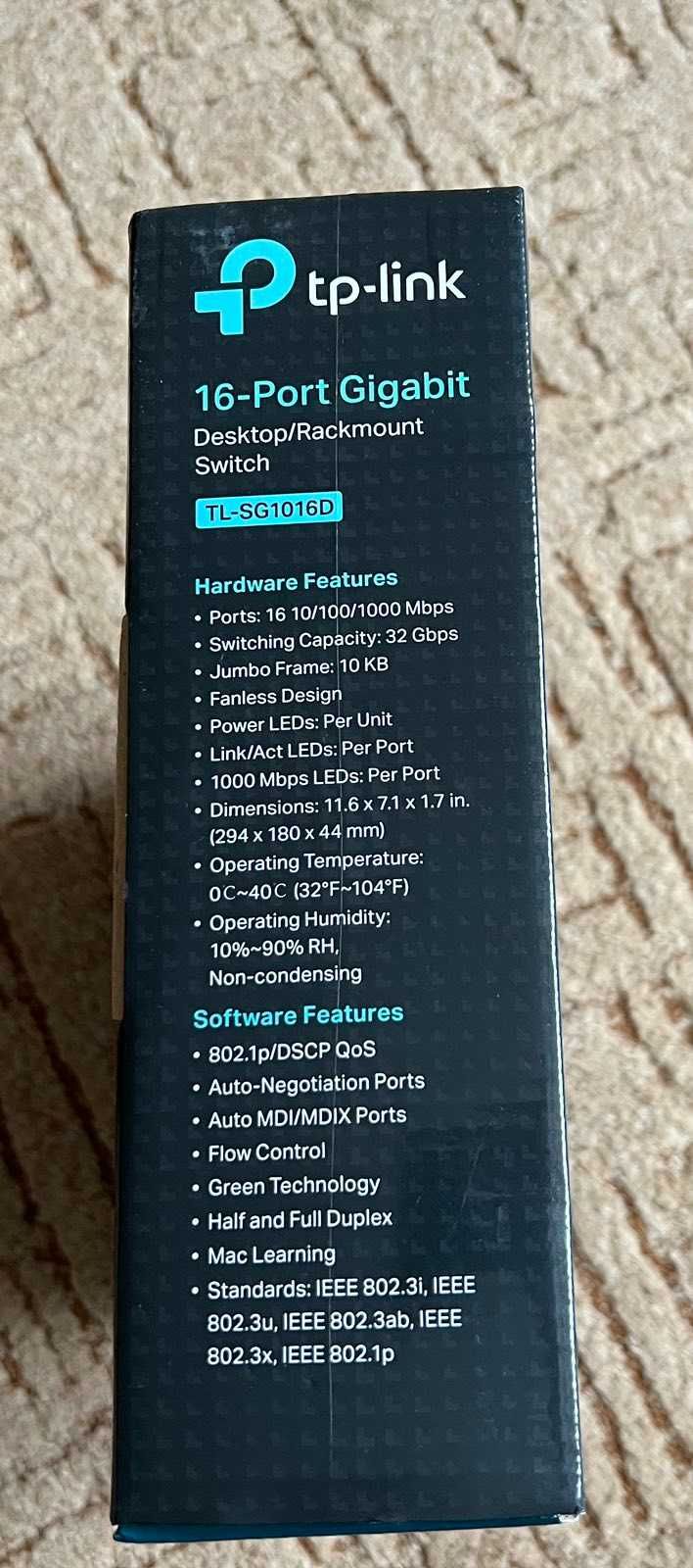 Новий! Комутатор локальної мережі (Switch) TP-Link TL-SG1016D