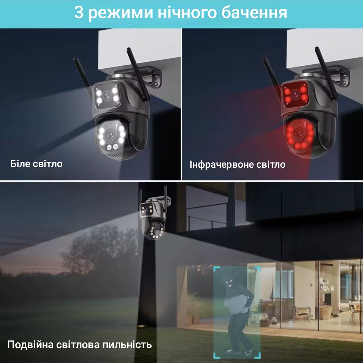 Вулична камера 8МР HD, WiFi