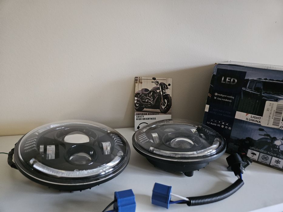 Para okrągłych Reflektorów LED 140W 14000 lumenów Wrangler Offroad