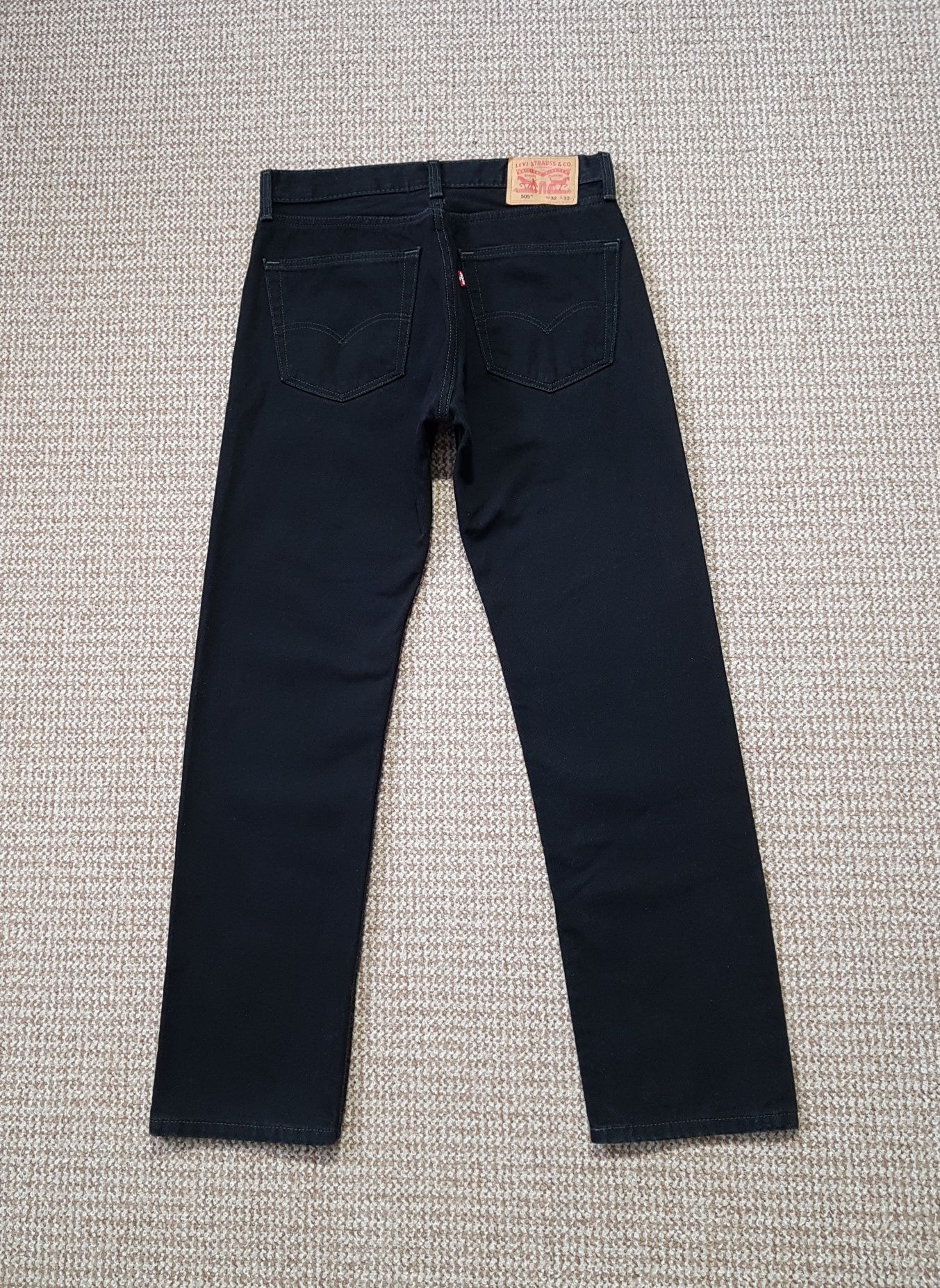 Levi's 505 waterless джинси regular fit оригінал W32 L32 чорні