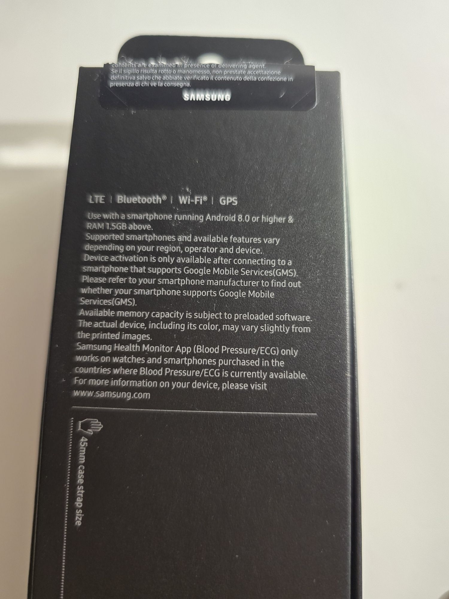 Relógio Samsung, modelo Galaxy Watch 5 PRO.

Com carregador e caixa or