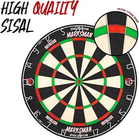 Tarcza Dart Ruthless Marksman Ultra Thin Wires Sizal NOWA!!