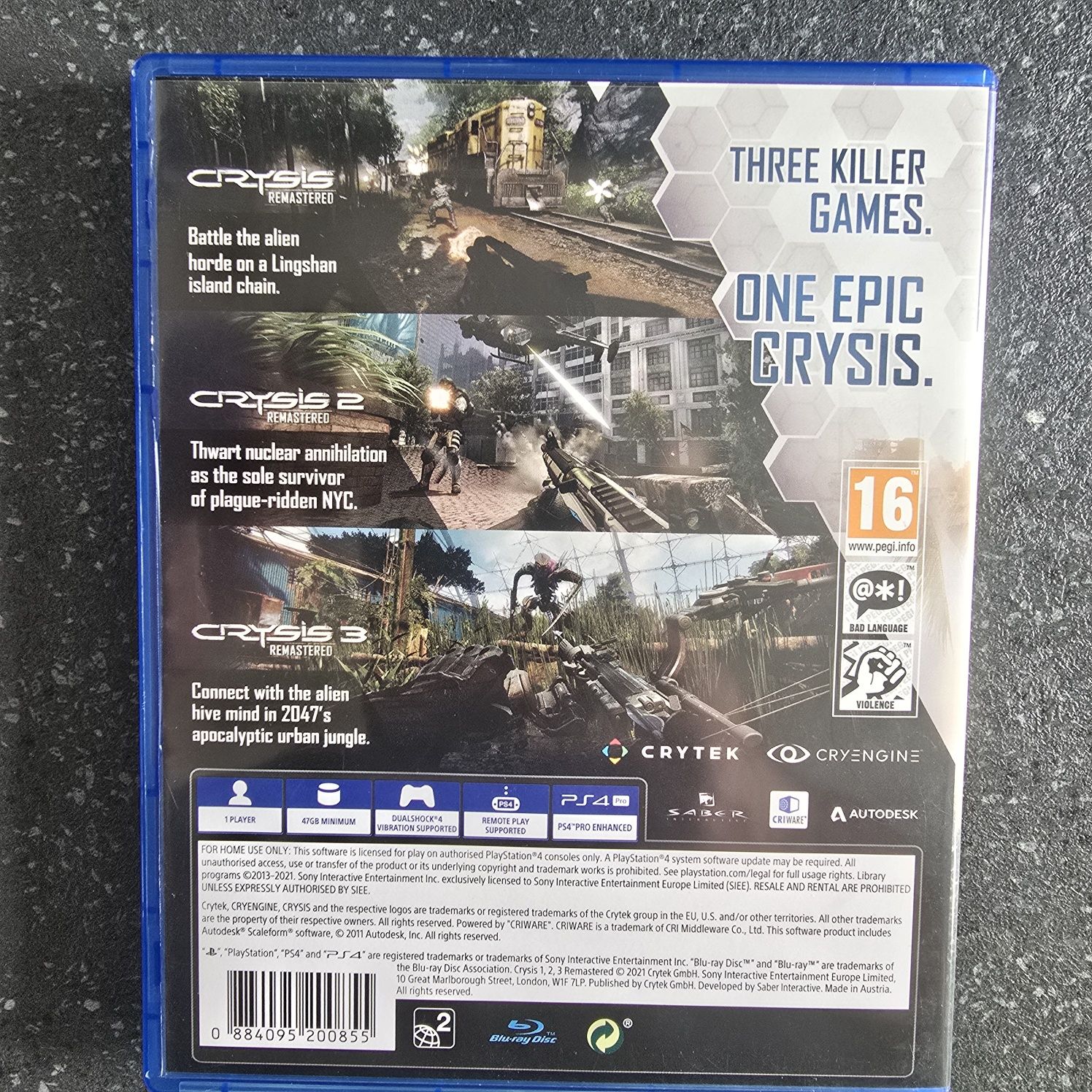 Crysis Trylogia PlayStation 4 PS5 wersja PL