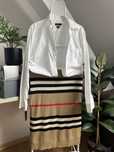 Burberry Kwando merino wool pencil skirt spódnica